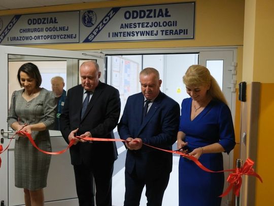 Otwarto wyremontowany Oddział Anestezjologii i Intensywnej Terapii 