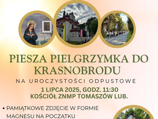 Pątnicy z Tomaszowa pójdą do Krasnobrodu