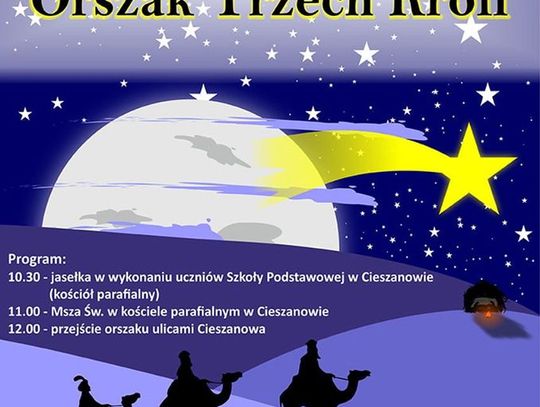 Pierwszy Orszak Trzech Króli w Cieszanowie