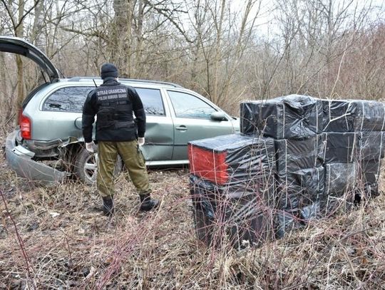 Po pościgu zatrzymano przemytników