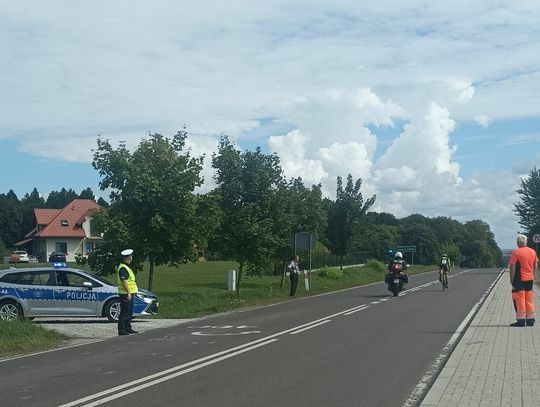 Policja zabezpiecza Międzynarodowy Wyścig Kolarski. Uwaga na utrudnienia w powiecie zamojskim