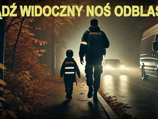 Policyjna akcja ,,Bądź Widoczny, Noś Odblaski”