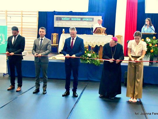 Potok Górny. Uroczyste otwarcie hali sportowej