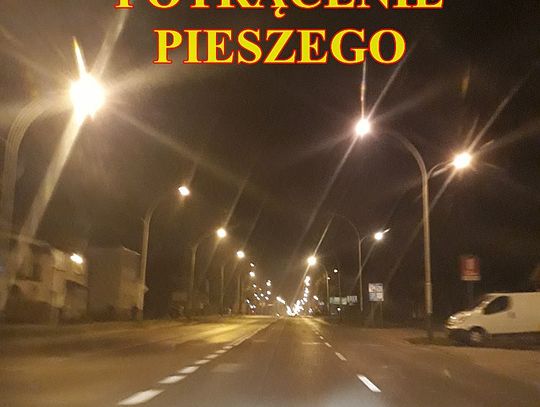 Potrąciła pieszego