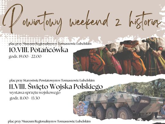 Powiatowy weekend z historią... i nie tylko!