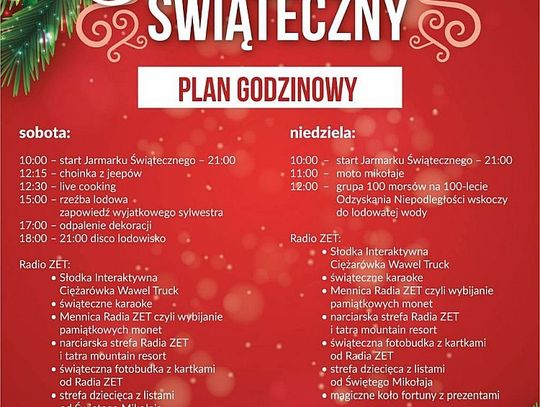 Powitanie zimy na Rynku Wielkim w Zamościu