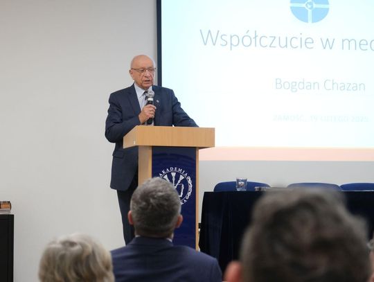 Prof. Bogdan Chazan gościł w Zamościu – wykłady o współczuciu i wartościach w medycynie