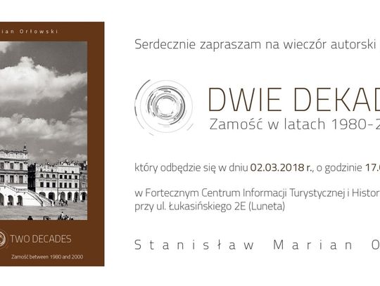 Promocja albumu „Dwie Dekady – Zamość w latach 1980-2000