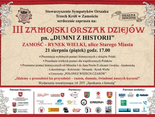 Przed nami III Zamojski Orszak Dziejów