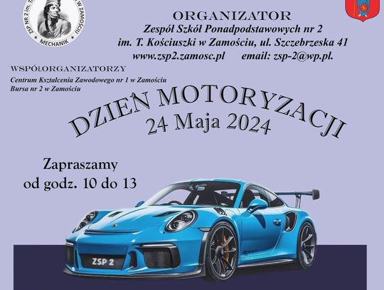 Przed nami XIV Dzień Motoryzacji w ZSP nr 2 w Zamościu