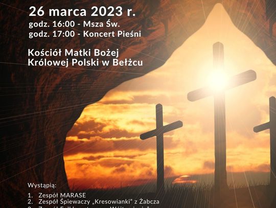 Przegląd Pieśni Pasyjnej w Bełżcu już 26.03