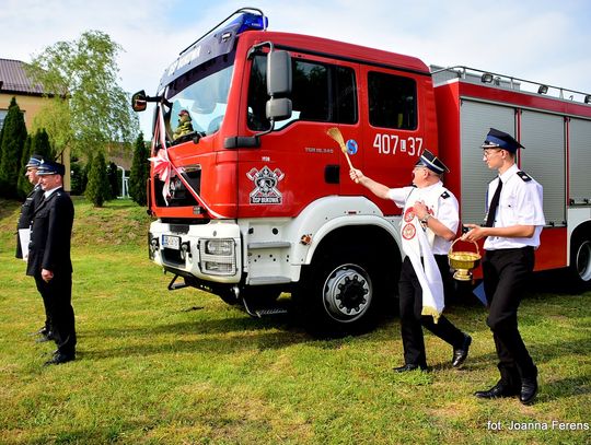 Przekazanie samochodu bojowego jednostce OSP Bukowa