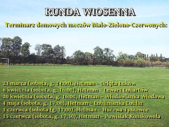 PRZYGOTOWANIA DO RUNDY WIOSENNEJ