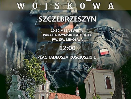 Przysięga wojskowa w Szczebrzeszynie