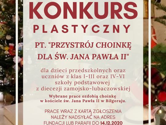 Przystrój choinkę dla św. Jana Pawła II