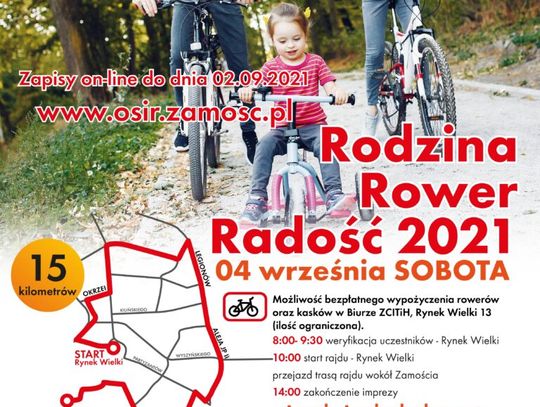 Rajd rowerowy pn. „Rodzina, rower radość”