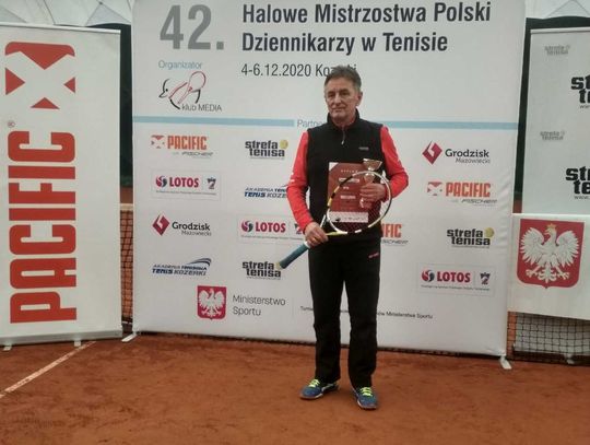 Redaktor Janusz Kawałko Mistrzem Polski Dziennikarzy w Tenisie