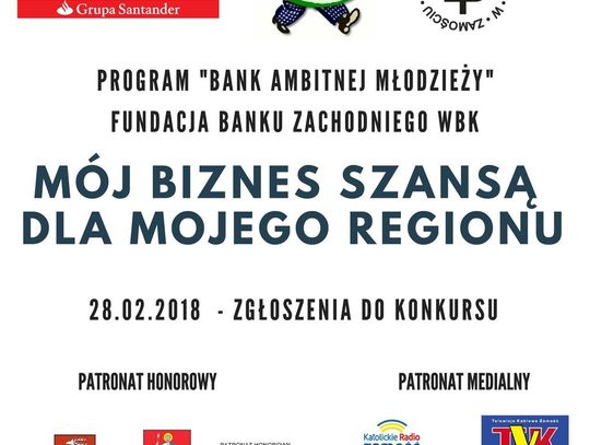 Regionalny konkurs ekonomiczny MÓJ BIZNES SZANSĄ DLA MOJEGO REGIONU