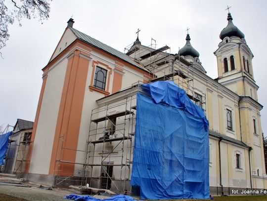 Remont elewacji kościoła pw. WNMP w Biłgoraju