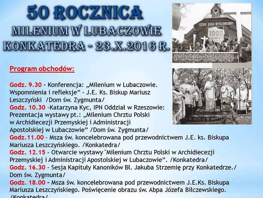 Rocznica obchodów milenijnych w Lubaczowie