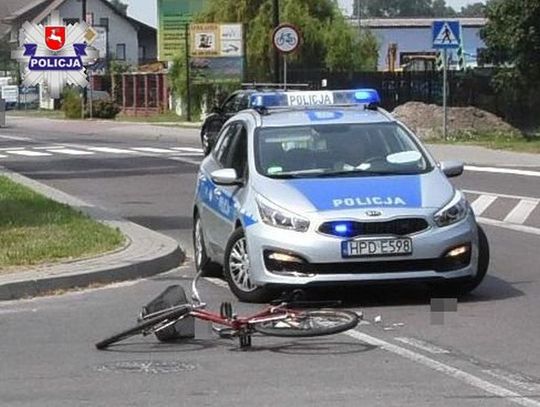 Rowerzysta potrącony przez kierowcę ciężarówki