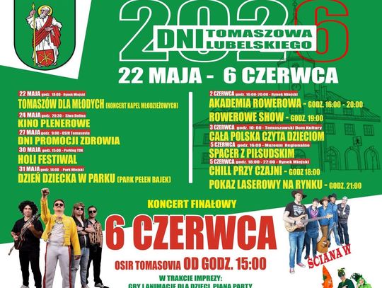 Rozpoczynają się Dni Tomaszowa 2026