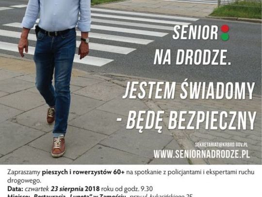 Senior na drodze. Jestem świadomy – będę bezpieczny