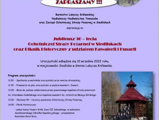 Siedliska. Strażacy i husaria na udeptanej ziemi