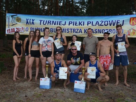 Sportowo na plaży w Krasnobrodzie