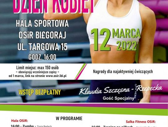 Sportowy Dzień Kobiet - ruszyły zapisy!!!