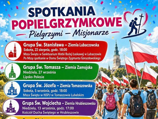 Spotkania popielgrzymkowe