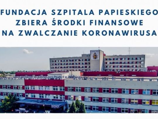 Środki ochrony dla personelu Szpitala Papieskiego