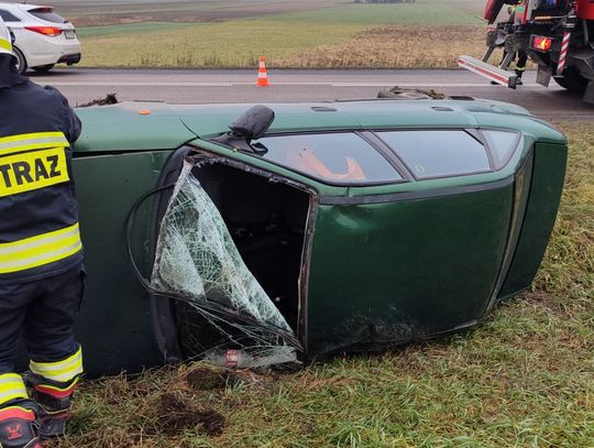 Strażak na wolnym udzielił pomocy w wypadku drogowym