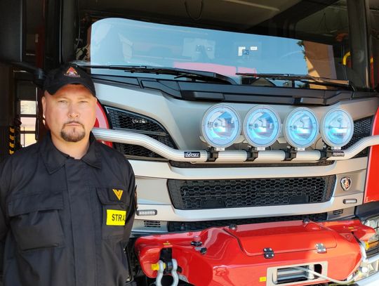 Strażak w czasie wolnym od służby uratował dziecko