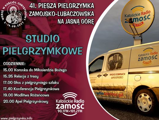 Studio Pielgrzymkowe w Katolickim Radiu Zamość 2023