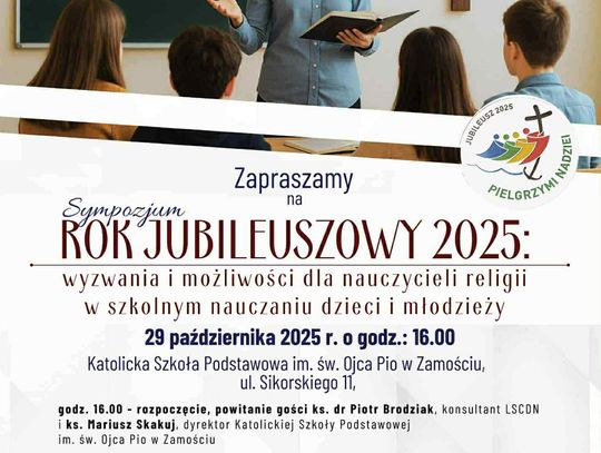 Sympozjum jubileuszowe w szkole katolickiej w Zamościu
