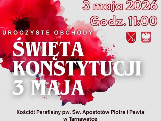 Tarnawatka uczci Święto Konstytucji 3 Maja