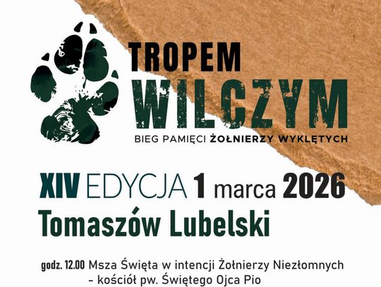 Tomaszów. Bieg Tropem Wilczym