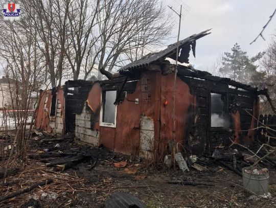 Tragiczny pożar w Wolicy Śniatyckiej (gmina Komarów Osada)