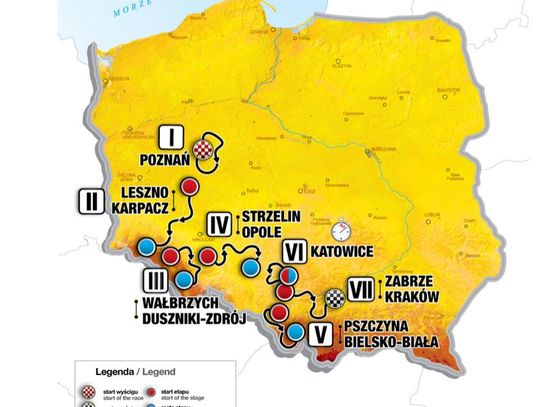 Trasa 80. Tour de Pologne zaprezentowana!