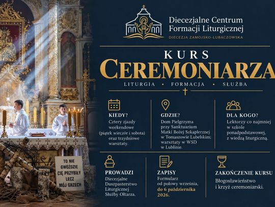Trwają zapisy na kurs ceremoniarza