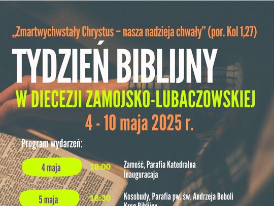 Tydzień Biblijny rozpoczęty – uroczysta inauguracja w naszej diecezji