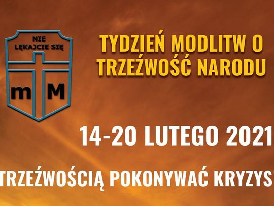 Tydzień Modlitw o Trzeźwość Narodu