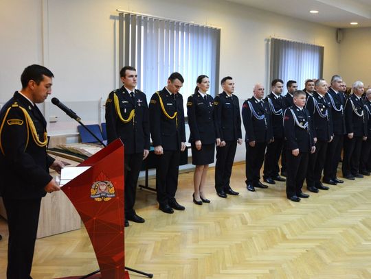 Uroczysta zbiórka w KM PSP w Zamościu