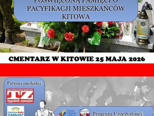 Uroczystość upamiętniająca pacyfikację mieszkańców Kitowa
