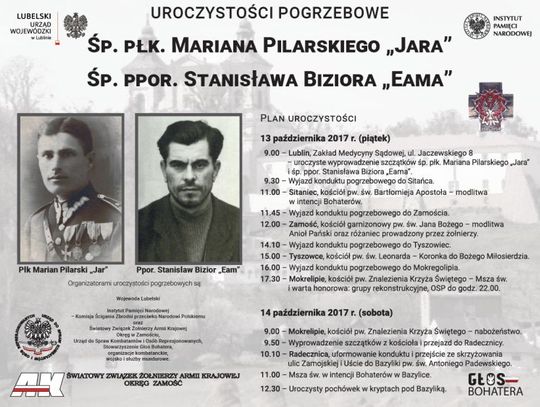 Uroczystości pogrzebowe żołnierzy podziemia 