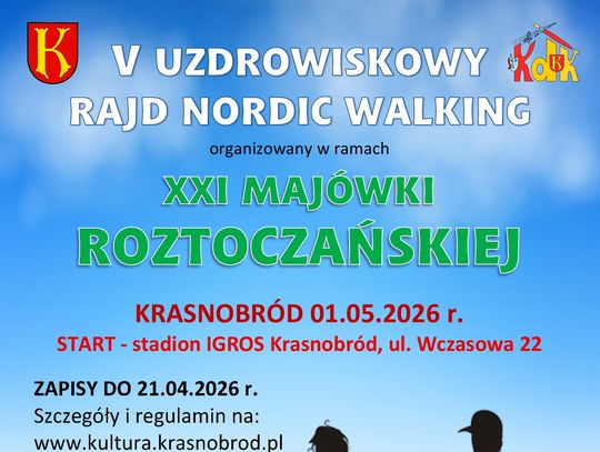 V Uzdrowiskowy Rajd Nordic Walking w Krasnobrodzie