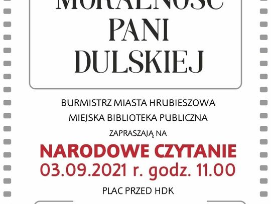 W Hrubieszowie Narodowe Czytanie dzień wcześniej