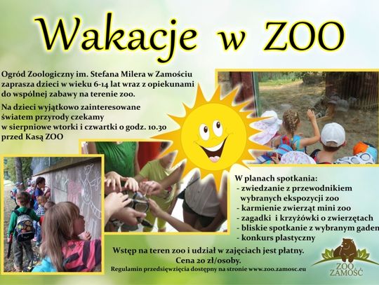 Wakacje w zoo