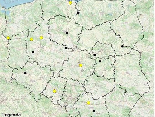 Wakacyjna mapa wypadków drogowych ze skutkiem śmiertelnym